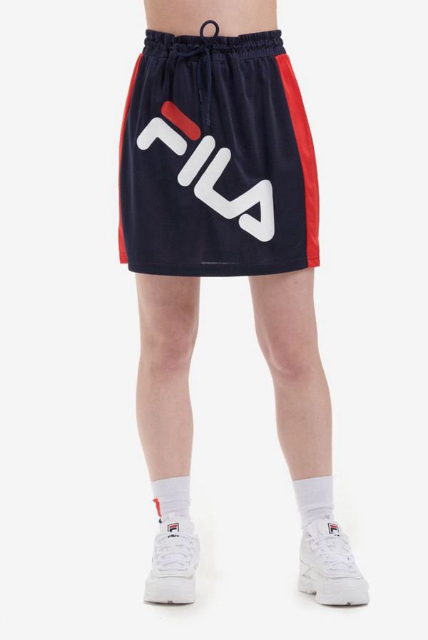 Fila Danai Mini Women's Skirts - Navy/Red/White,NZ 690-38547